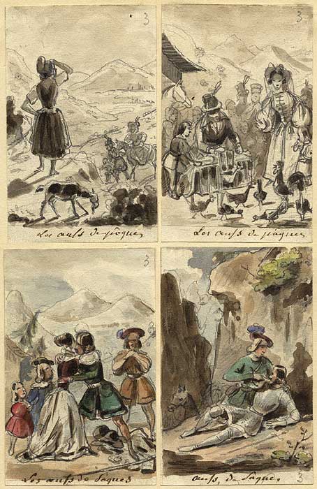 Tony Johannot: Oeufs de paques